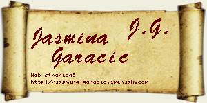Jasmina Garačić vizit kartica